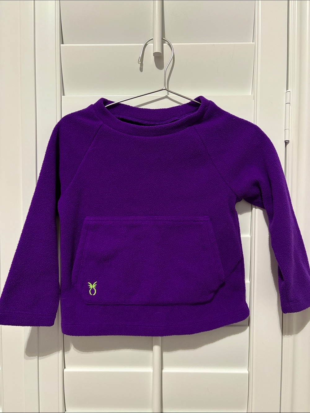 Dudley Stephens Kids Deep Purple Fleece Pullover size 2t